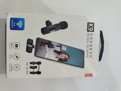 Standard Name: K9 Wireless Lavalier Microphone for Android & iPhone - Plug & Play Lapel Mic