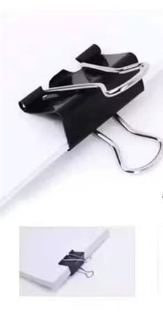 Big 51 mm (2 Inch) Binder Clips – Heavy Duty Paper Clamp for Office, School & Home (Pack of 12) - Stationery | Buy online on ZillyBuy