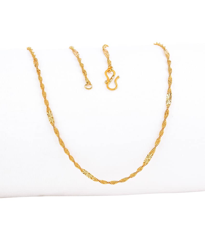 FASHION FRILL Gold Plated Brass Chain ( Pack of 1 )