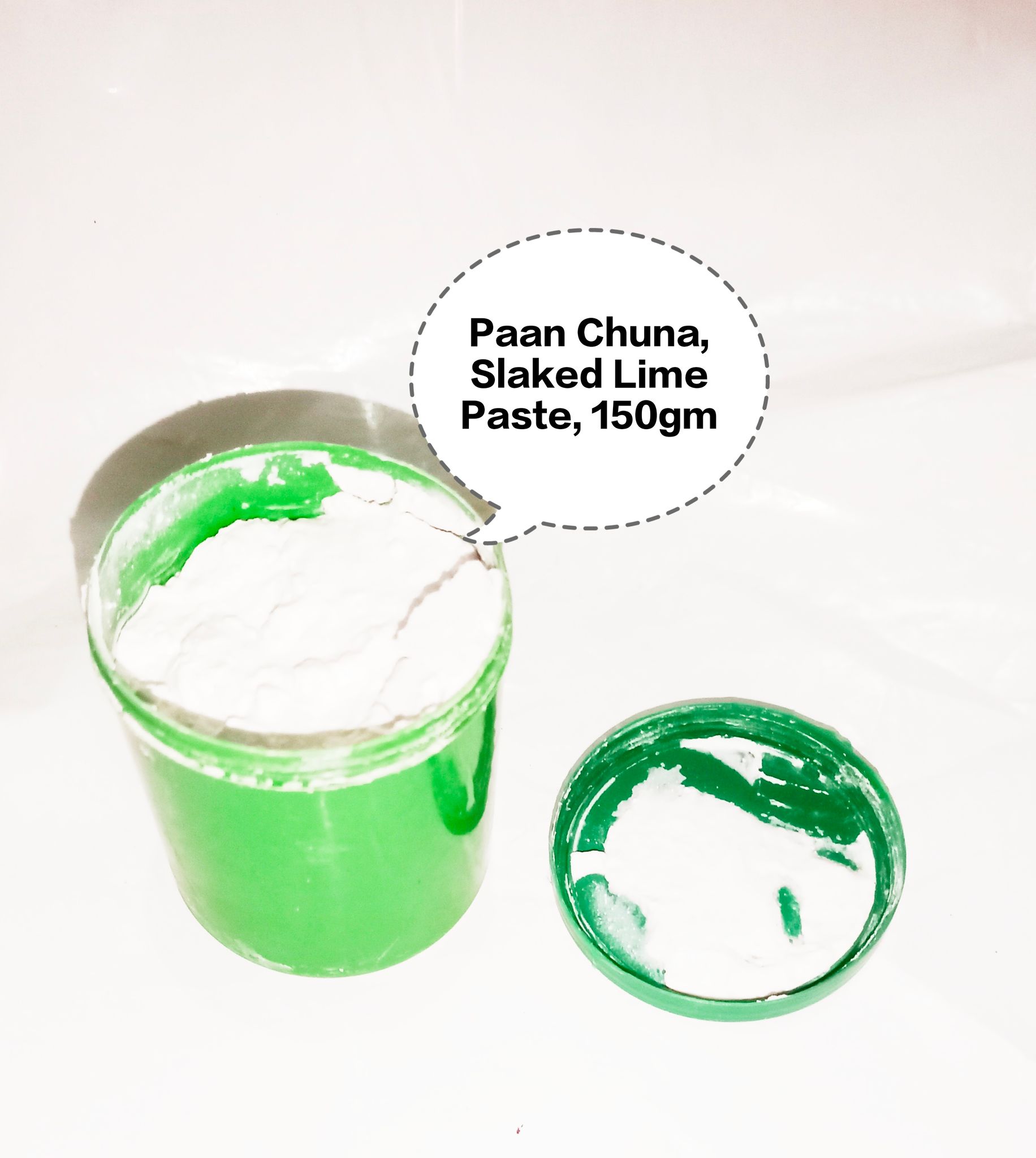 Paan Chuna, Slaked Lime Paste, Edible Lime for Paan, Calcium Hydroxide Paste, Kattha Chuna Mix 150gm