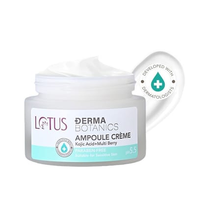 Lotus Herbals Lotus Dermabotanics Kojic Acid + Multi Berry Ampoule Face Cream pH5.5 Suitable For Sensitive Skin (50g) Lotus Herbals Lotus Dermabotanics Kojic Acid + Multi Berry Ampoule Face Cream pH5.5 Suitable For Sensitive Skin (50g)