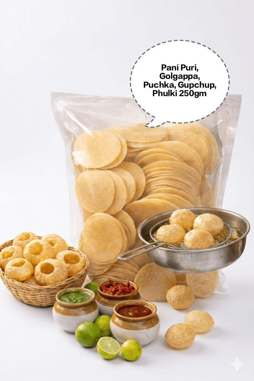 Pani Puri, Golgappa, Puchka, Gupchup, Phuchka 250gm