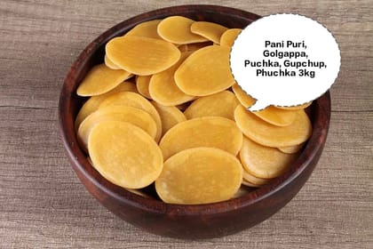 Pani Puri, Golgappa, Puchka, Gupchup, Phuchka 3kg