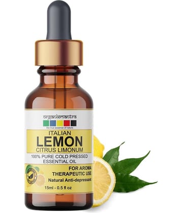 Organix Mantra - Lemon Essential Oil 15 mL ( Pack of 1 )