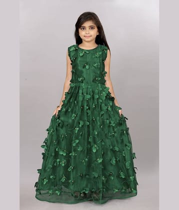 JULEE Net Gown For Girls ( Pack of 1 , Black )