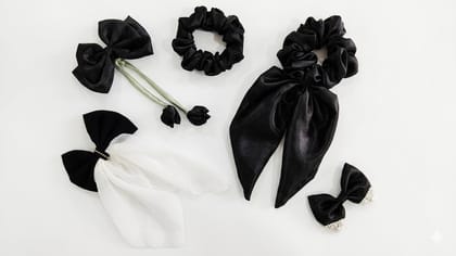 Black and White Hair Accessories
