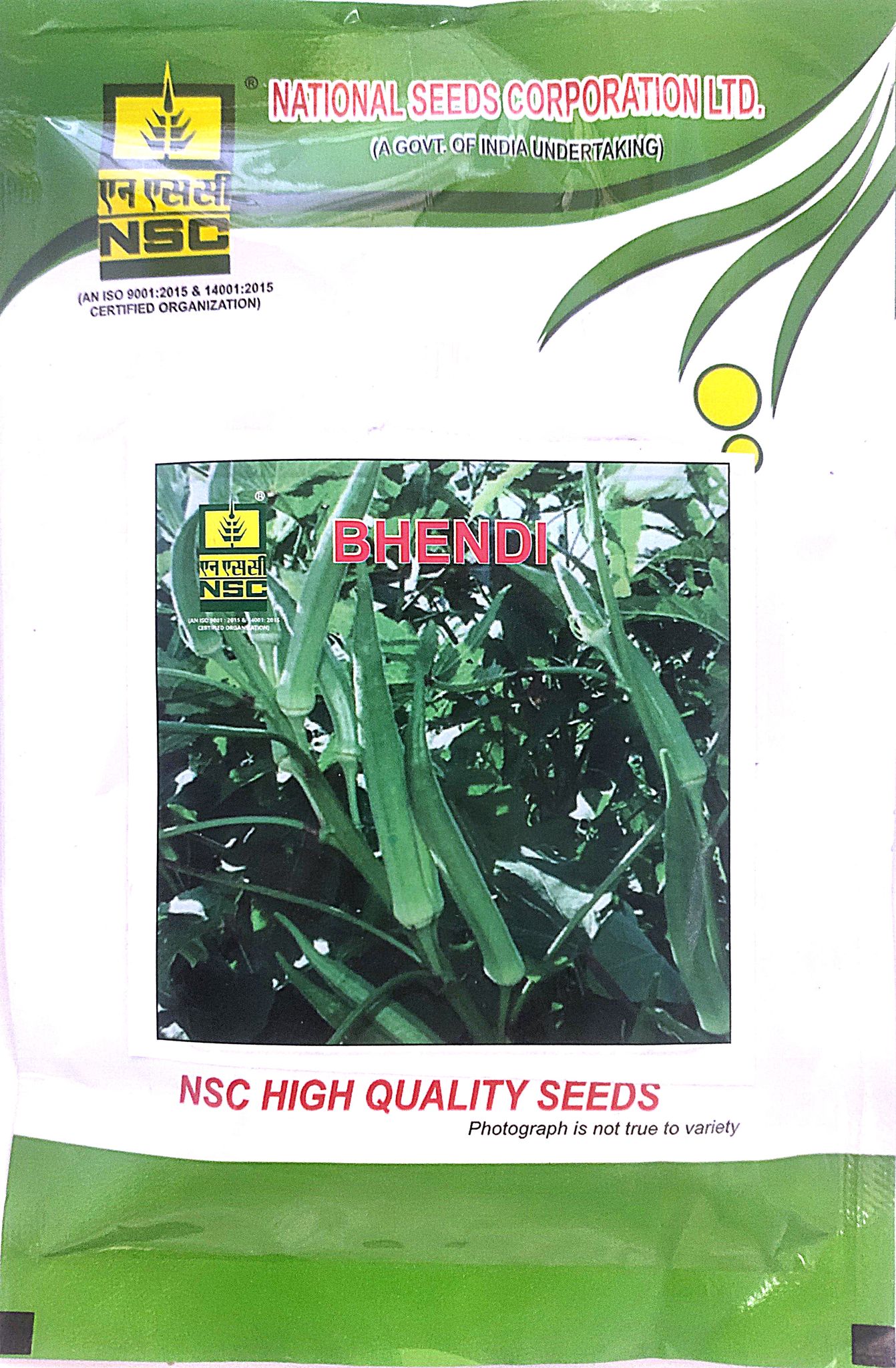 NSC Bhindi Pusa 5 - 50 gram TL seeds