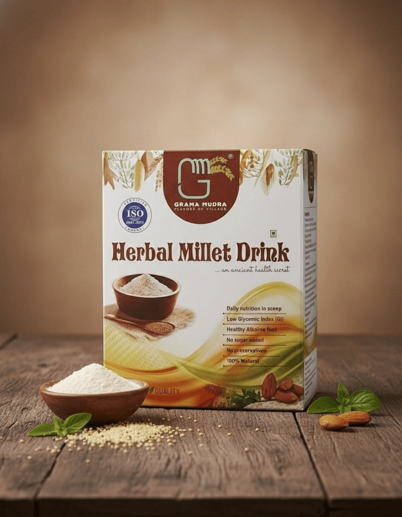 Herbal millet drink