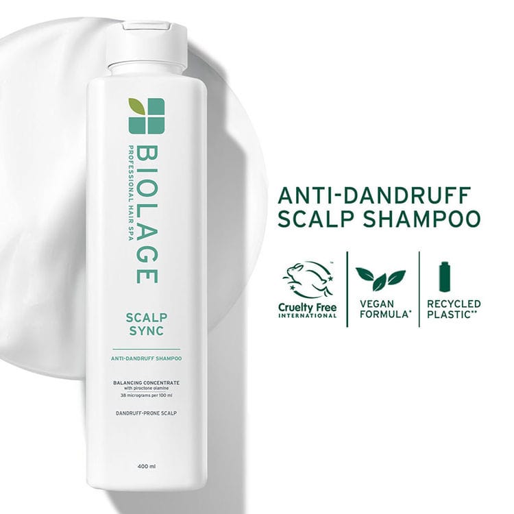 Biolage Scalp Sync Anti-Dandruff Shampoo, Removes Visible Flakes After 1st Wash (400ml)