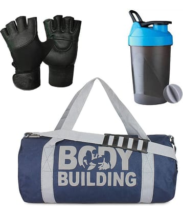 GROUPERS Polyester Blue 20 Ltrs Gym Bag