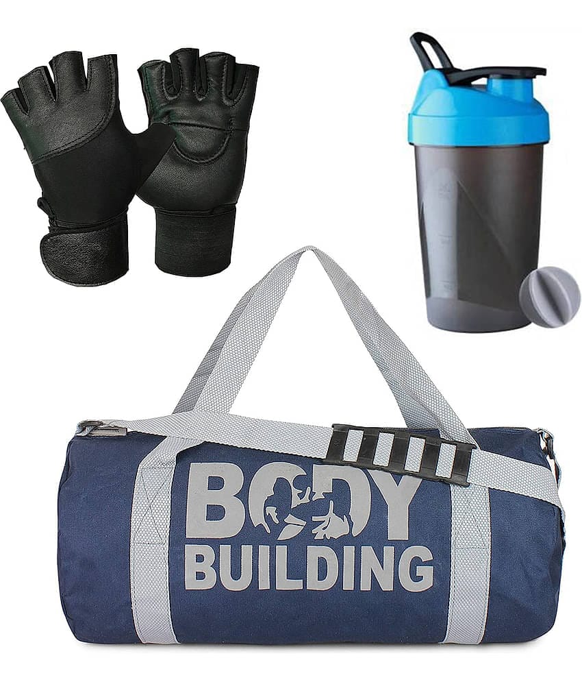 GROUPERS Polyester Blue 20 Ltrs Gym Bag
