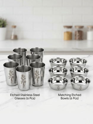 6PCSGLASS+6PCSBOWL COMBO
