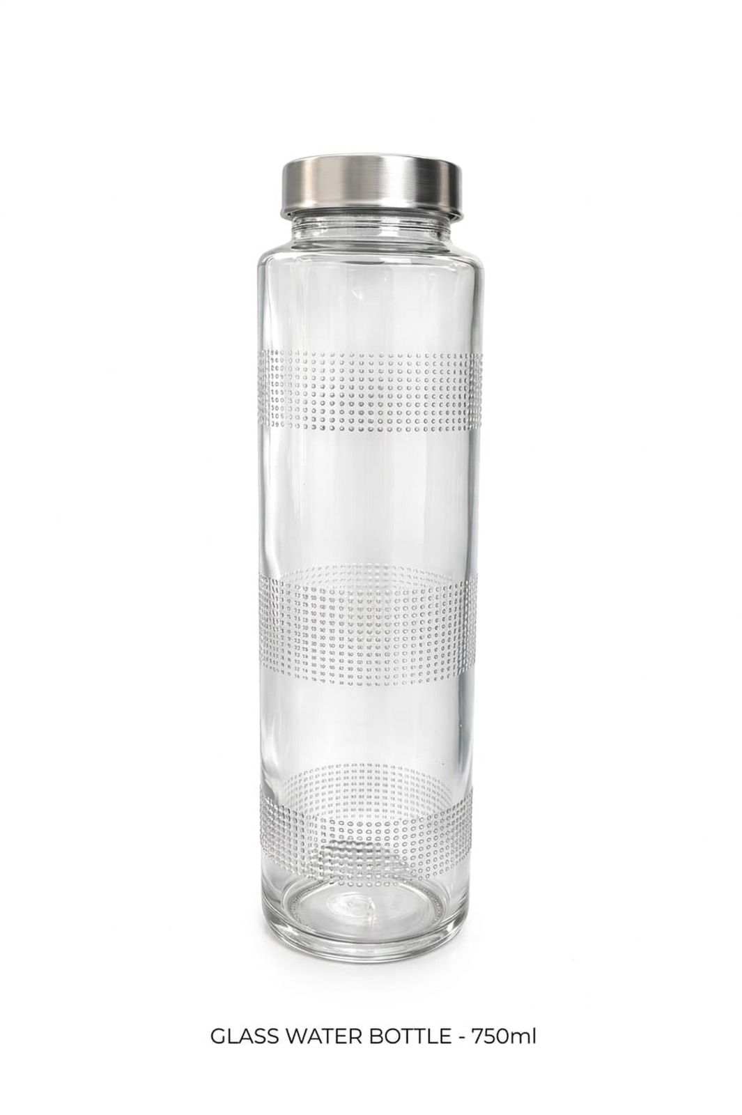 Glass Dotted Bottle 750 ML 