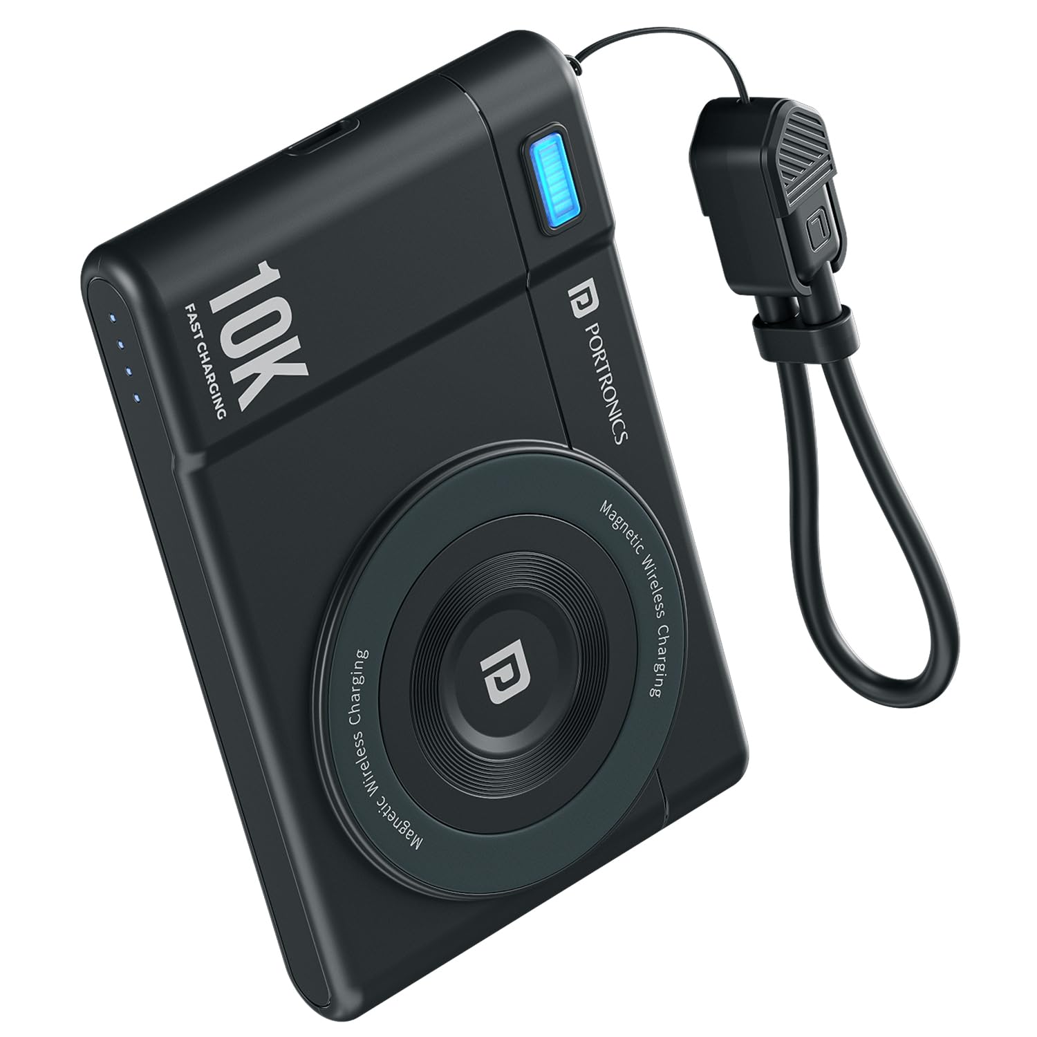 Portronics PowerShutter Air 10K 10000mAh-black 
