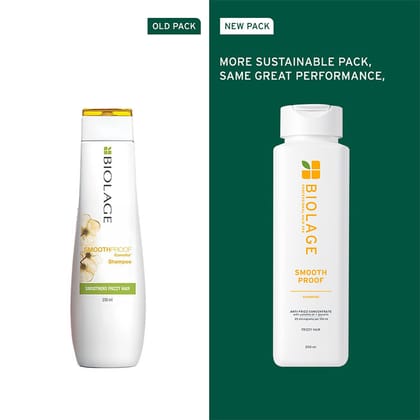 Matrix Biolage Smoothproof Professional Shampoo For Dry And Frizzy Hair, 72 Hrs Frizz Control (200ml)