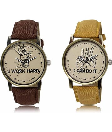Lorem - Analog Watch Watches Combo For Men and Boys ( Pack of 2 )