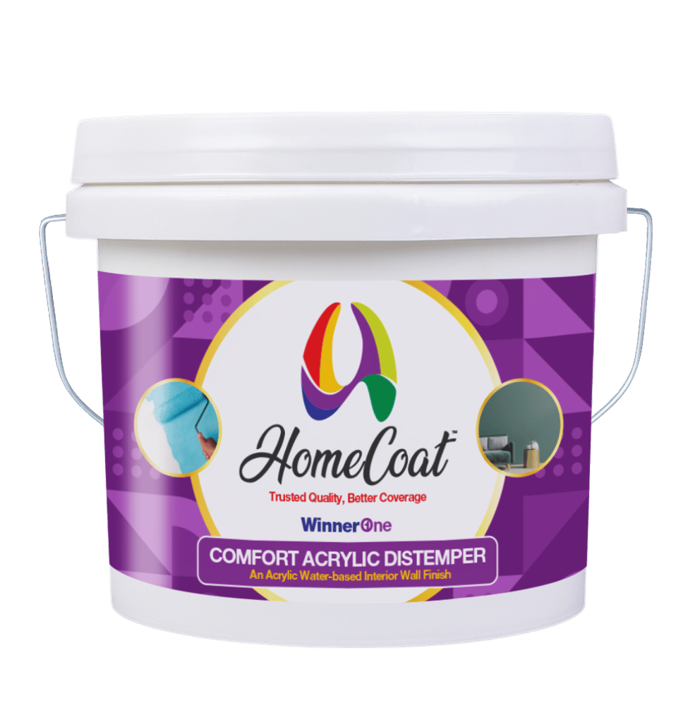 HomeCoat Comfort Acrylic Distemper Interior Wall Finish - Paint and Wallpapers | Buy online on ZillyBuy
