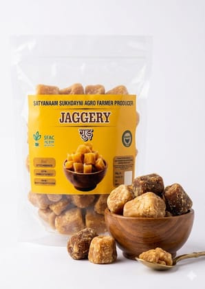 Satyanaam Sukhdayni Jaggery Cubes 500 gram Natural Sweetener Satyanaam Sukhdayni Jaggery Cubes 500 gram Natural Sweetener