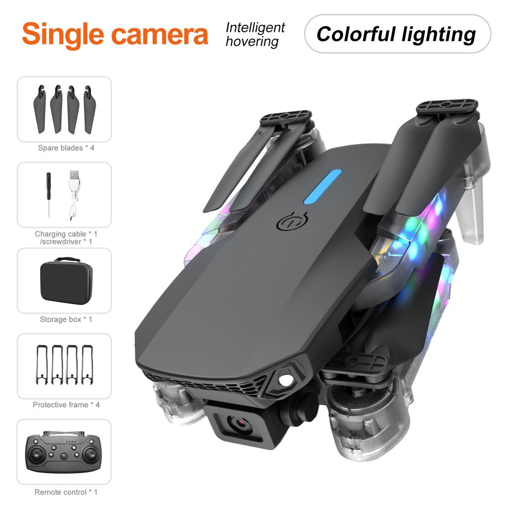 E88 Light Arms 4K HD Camera Drone | Foldable Design | App Control | One Key Takeoff & Landing | Altitude Hold | Single Battery