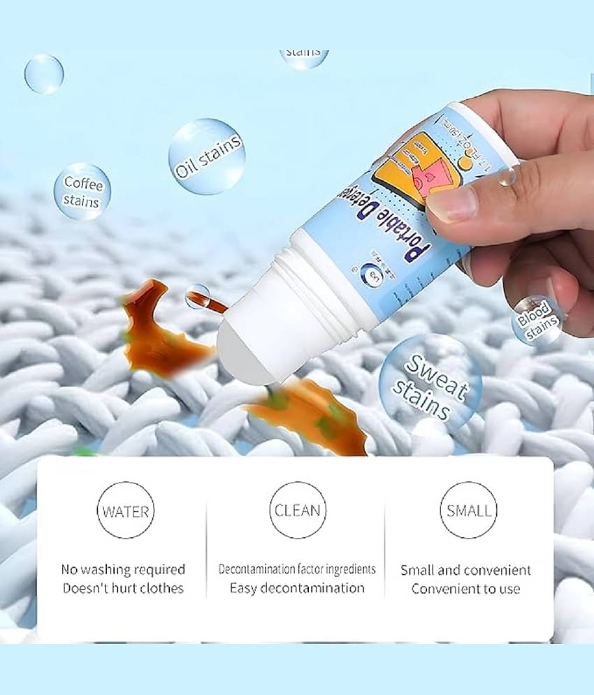 Portable Cloth Stain Remover Roller - Instant Stain Removal for Clothes and Fabric 1pc