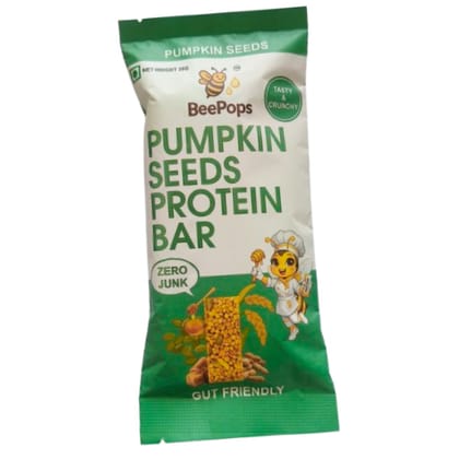 BeePops Protein  Bars- Pumpkin Seeds (30G)