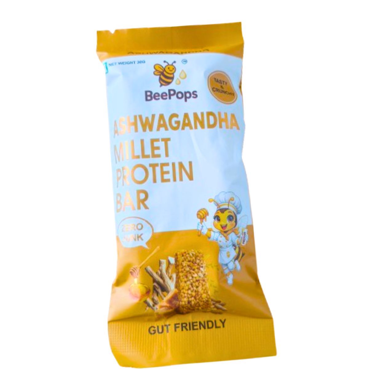 BeePops Millet Protein Bars-Ashwagandha (30G)