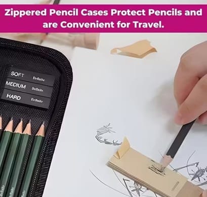 Art 42 Pcs Sketching Drawing Kit for Students & Artists – Complete Drawing Tools Set Art 42 Pcs Sketching Drawing Kit for Students & Artists – Complete Drawing Tools Set
