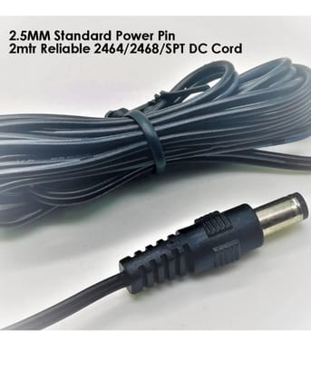 Universal 12V 2A DC Power Adapter Charger with 2.5mm Standard Power Pin  Power Supply for Router, LED Strip, CCTV Camera, Modem, Set Top Box/DTH Box