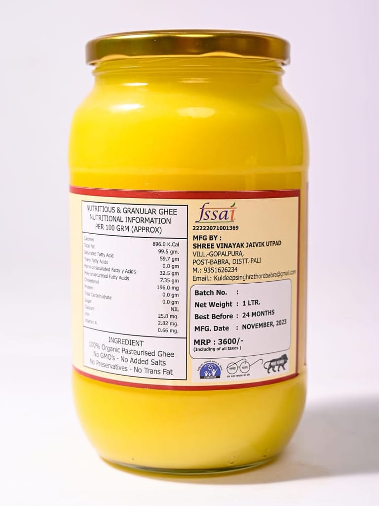 ARANYA A2 BILONA COW GHEE