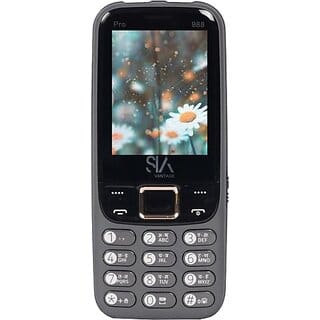Siavantage Pro 988 (Triple Sim, 6.1 Cm (2.4 Inch) Display, 3000 Mah Battery, Grey)