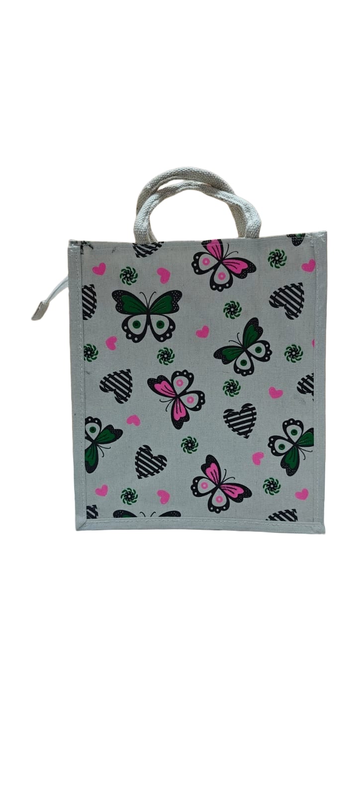 Eco-Friendly Jute Tote Bag Zipper
