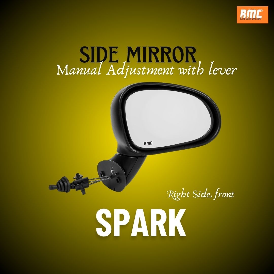 RMC side view mirror suitable for Chevrolet Spark (Right Side / Driver Side)
