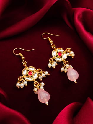 Morison Golden Dangle Earrings Effortless Charm