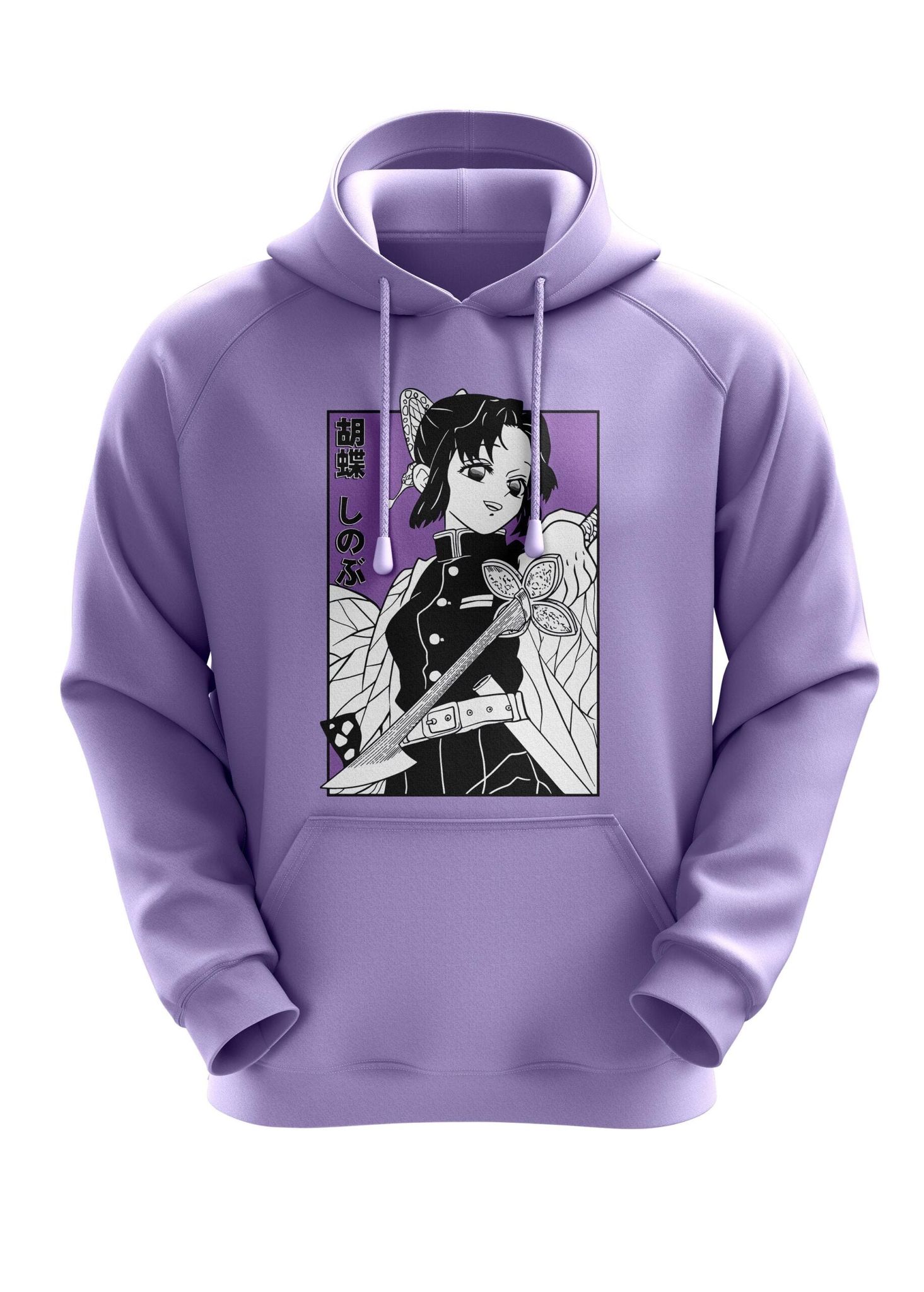 Shinobu Kocho Hoodie-Lilac / S