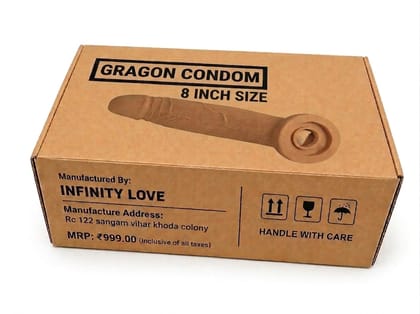 INFINITY LOVE new 6 inch Penis Sexual Sleeve Extender Dragon African Condom Reusable