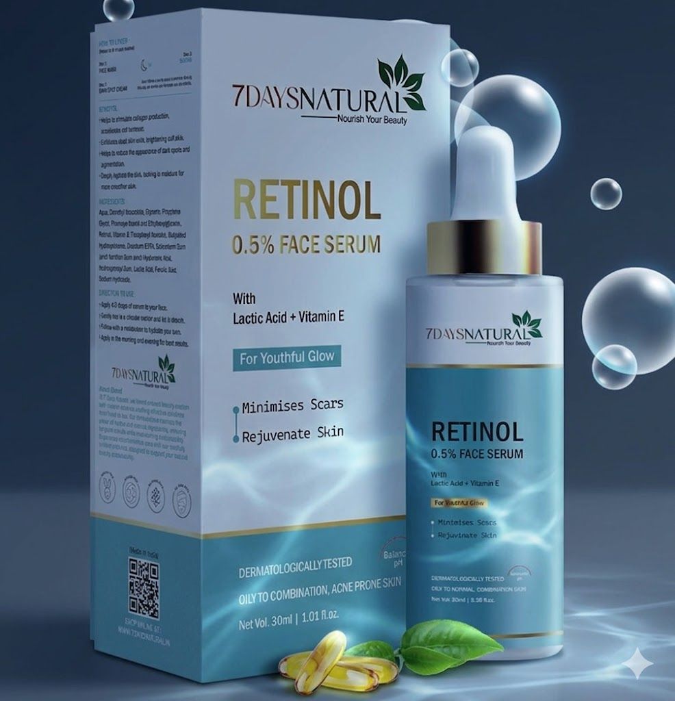 Elegantra 0.5% Natural Retinol Face Serum – Advanced Anti-Aging face serum 30ml pack of 1 for  Skin Renewing