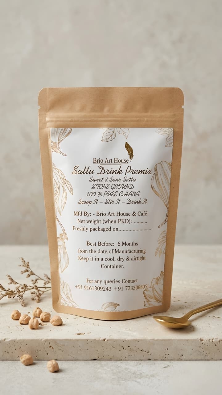 Sweet & Sour Sattu (STONE GROUND) 100% Pure Chana 