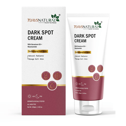 Elegantra Naturavives Dark Spot Removal Cream 100gm Pack of 1 | Brown Spots, Acne Marks & Blemish Corrector | Skin Brightening Cream for Uneven Tone & hyperpigmentation