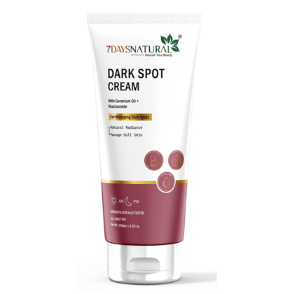 Elegantra Naturavives Dark Spot Removal Cream 100gm Pack of 1 | Brown Spots, Acne Marks & Blemish Corrector | Skin Brightening Cream for Uneven Tone & hyperpigmentation