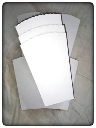 50g Plain White Popcorn Boxes (Pack of 100) - Disposable Paper Tubs for Movie Night, Parties, & Cafes - Oil-Resistant & Leak-Proof