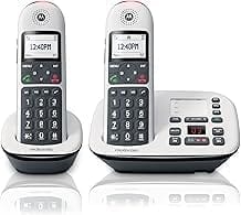 Motorola Digital Cordless Telephone CD5012+ Dual Handset with Answering Machine