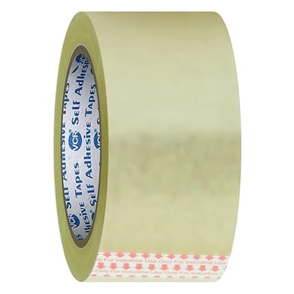 Naina Self Adhesive Transparent Tapes ( 100 Meters in Length - 48mm / 2" Width - 6 Rolls Per Pack)