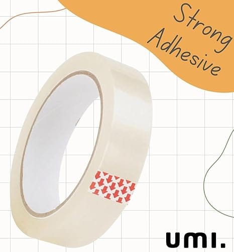 NAINA -  Strong Adhesive Packing Tape 24mm x 50m, 6 Pack
