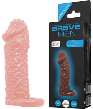 Pure Silicone 7 Inch Skin Reusable Washable Extender Sleeve Condom