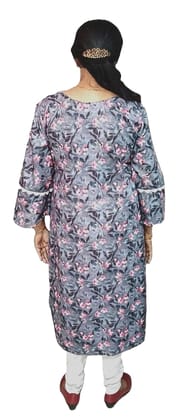 Women's Cotton Polyester Kurta | Designer Princess Cut Kurti | Size: XL