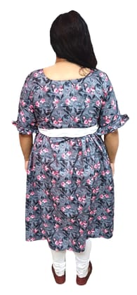 Women's Cotton Polyester Kurta | Side Pleated Kurti | Dress |