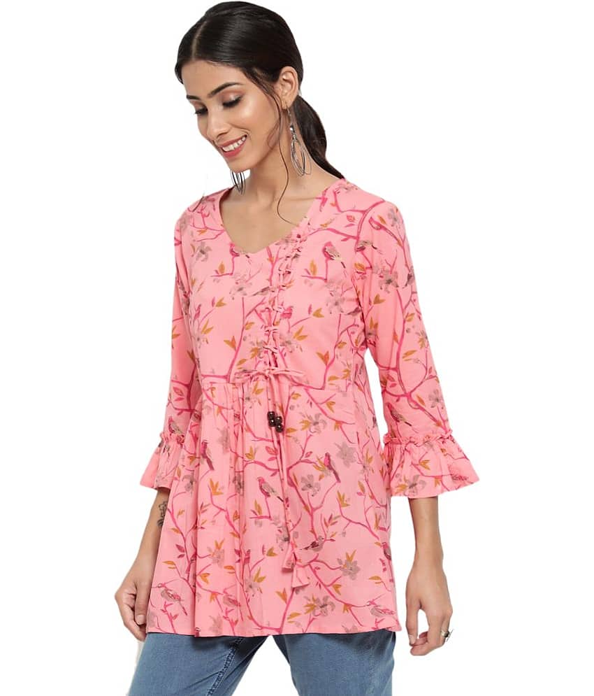 Cotton Short Kurti For Women (Pack of 1)