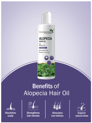Elegantra Anti Hair Fall Alopecia Oil 100ml each pack of 2 | Botanical Hair Growth Solution for Bald Spots & Thin Hair
