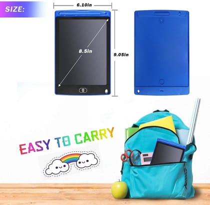 8.5" Kids LCD Writing Tablet Colorful Toddler Doodle Drawing Board Erasable Reusable Electronic Drawing Pad Educational & Learning Tool Best Birthday Gift for 3-6 Years Old Kids Boys Girls