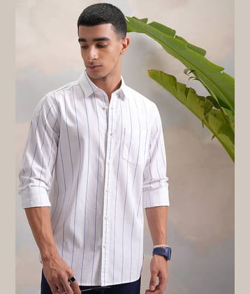 Highlander 100% Cotton Slim Fit Printed Full Sleeves Men's Casual Shirt - Multicolor ( Pack of 1 )